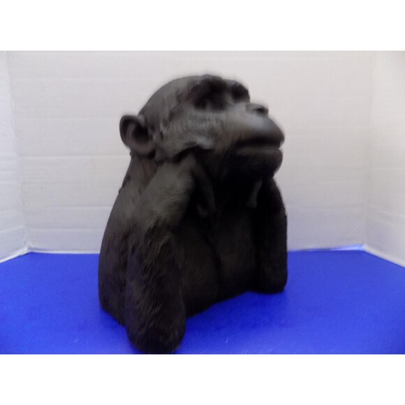 NEW Monkey Ape Statue Posing For Photo Figurine Home Decor Chimp Chimpanzee - Picture 7 of 8